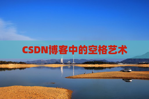 CSDN博客中的空格艺术